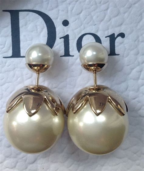 genuine christian dior earrings.